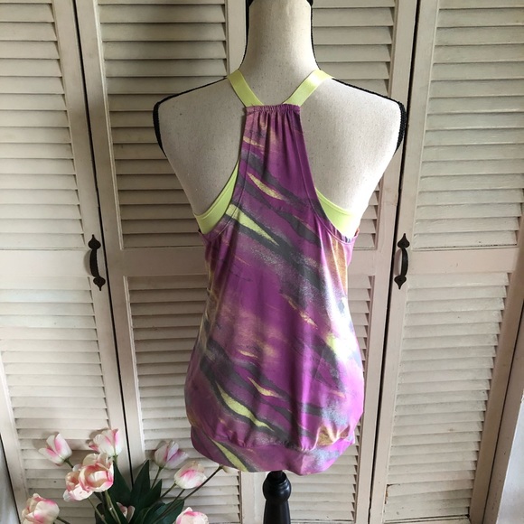 Oakley Purple Printed Energy Training Tank Top XS - Picture 5 of 8